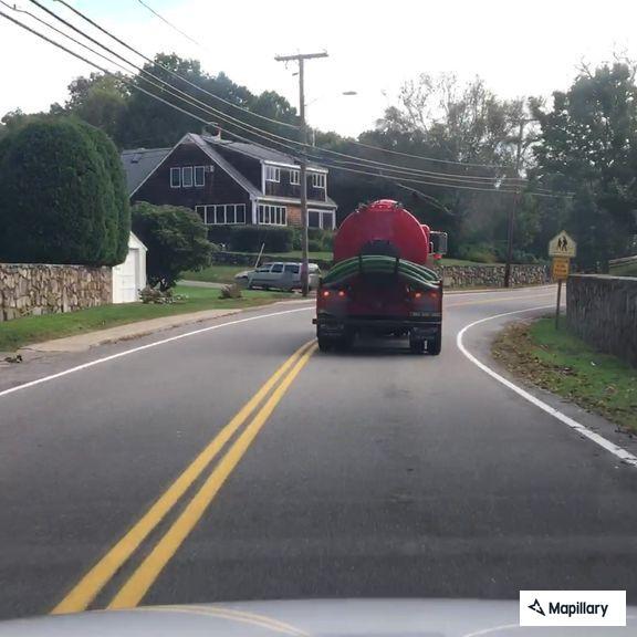 Driver seen drinking in blue Volvo on Pepperrell Road