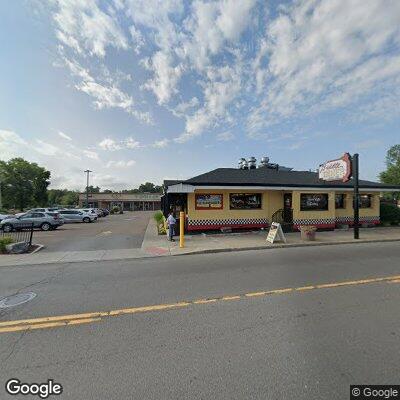 Bicyclist hits vehicle in diner parking lot