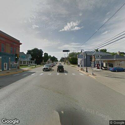 Traffic stop at Main Street and Deerfield Road
