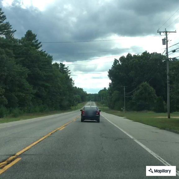 Crash with airbag deployment blocking traffic
