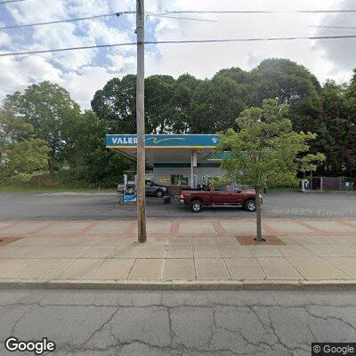 Van smoking near gas station on State Route 13