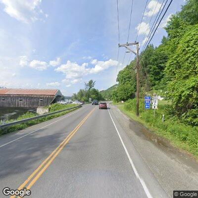 Large tree blocking lane on New Hampshire Route 12A