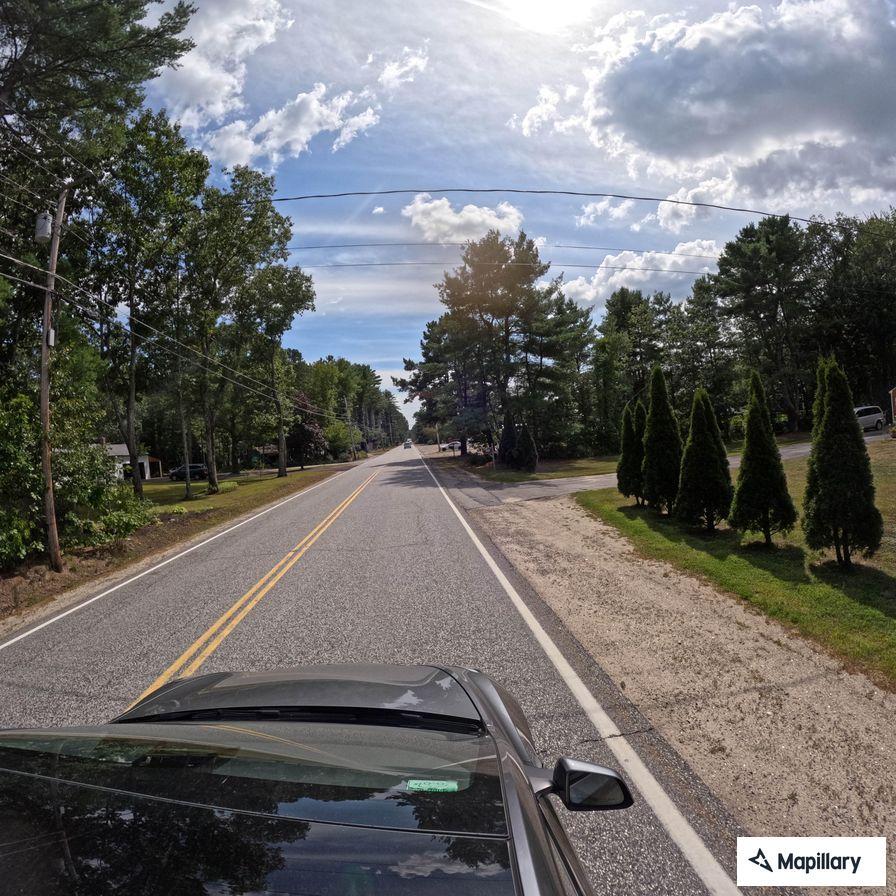 Traffic stop for suspended registration on Old Alfred Rd