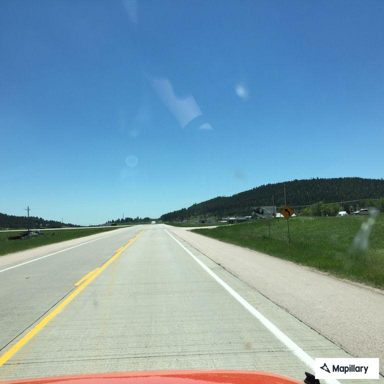 Cow loose on Highway 89 near Pringle