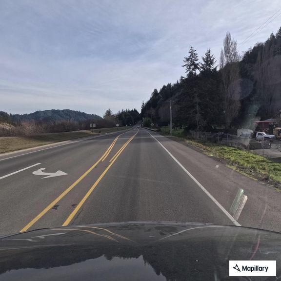 Traffic stop on Highway 126 at 2nd bridge