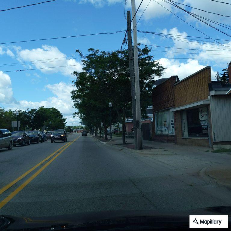 Officer checks antique store for recovered items