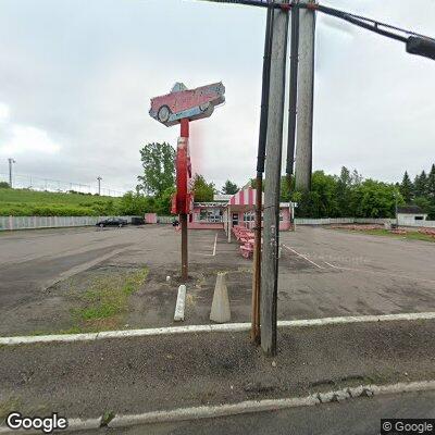 Man in skull mask chasing cars near drive-in