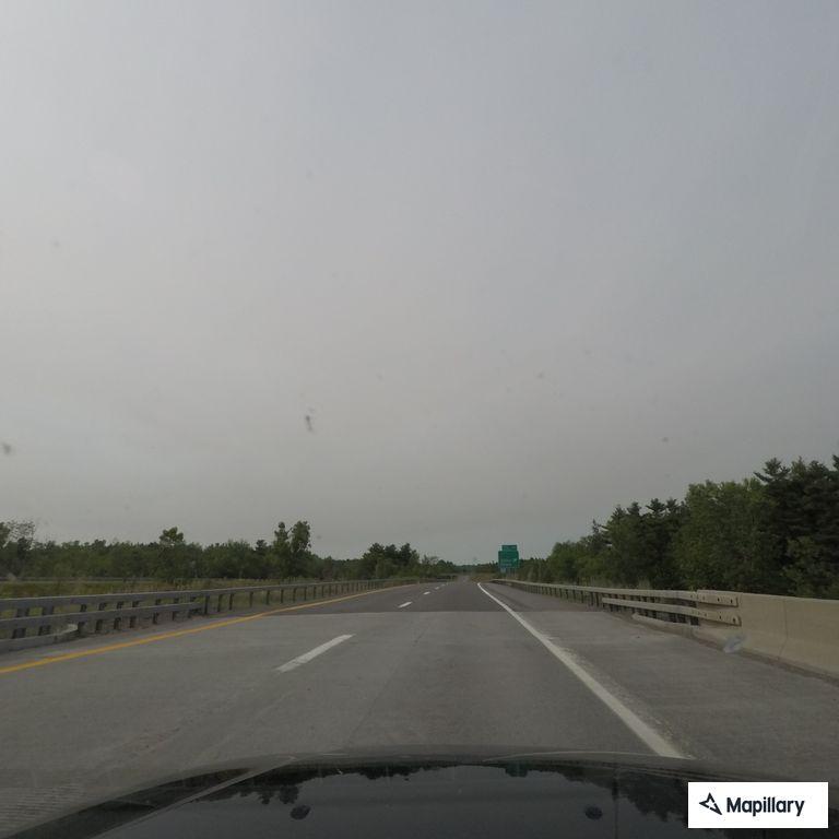 Car hits deer on I-87 northbound near Stratton Hill