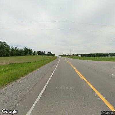 Vehicle hits deer leaving debris on roadway