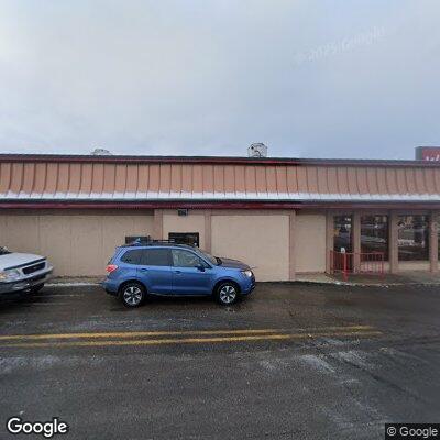 Truck hits fast food restaurant building