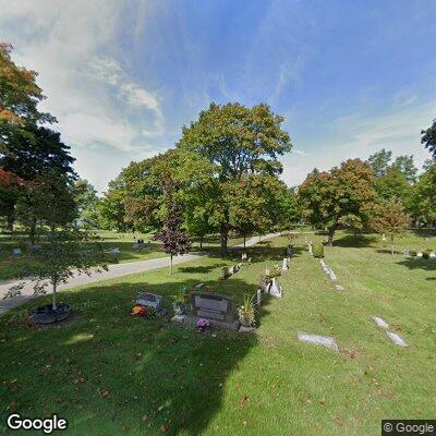 Two vehicles stuck inside Greenwood Cemetery