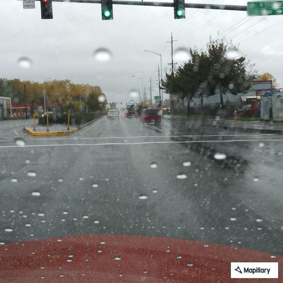 Traffic crash on Baseline Street with injuries unknown