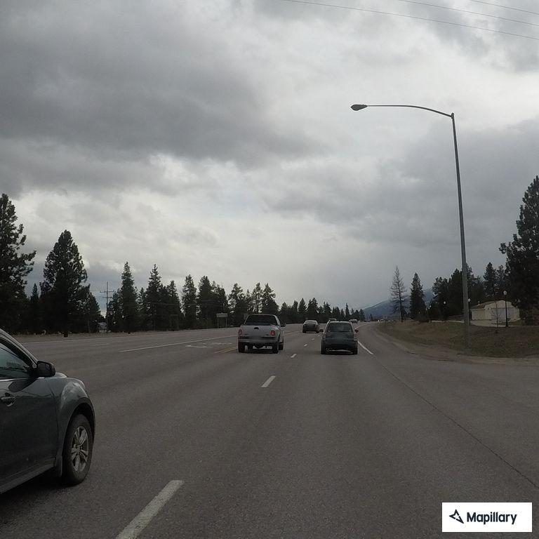 Traffic stop on US 93 at Long Avenue