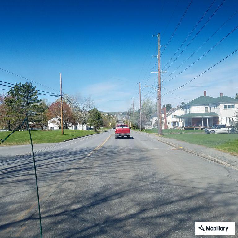 Traffic stop on Main Street in Mapleton