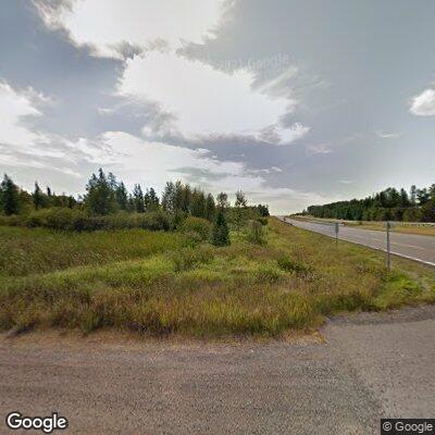 Deceased deer blocking lane on Highway 53