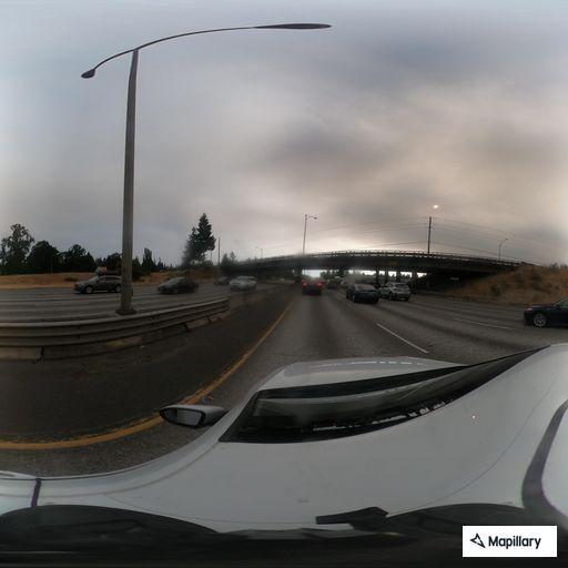 Traffic stop on black Honda Civic on I-5