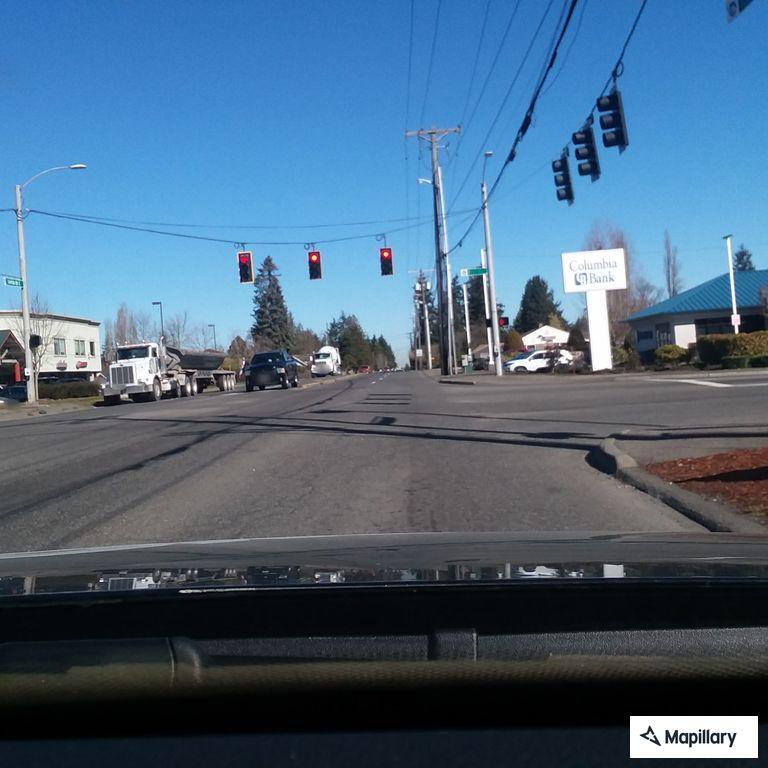 Traffic stop at Canyon Road and 104th Street