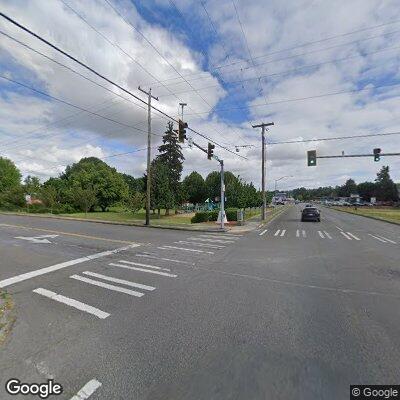 Person walking in and out of traffic in North Park