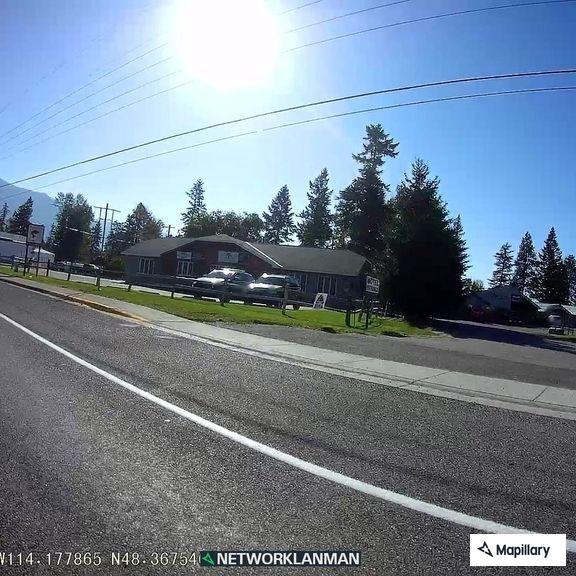 Traffic check near mile marker 122 on Highway 2