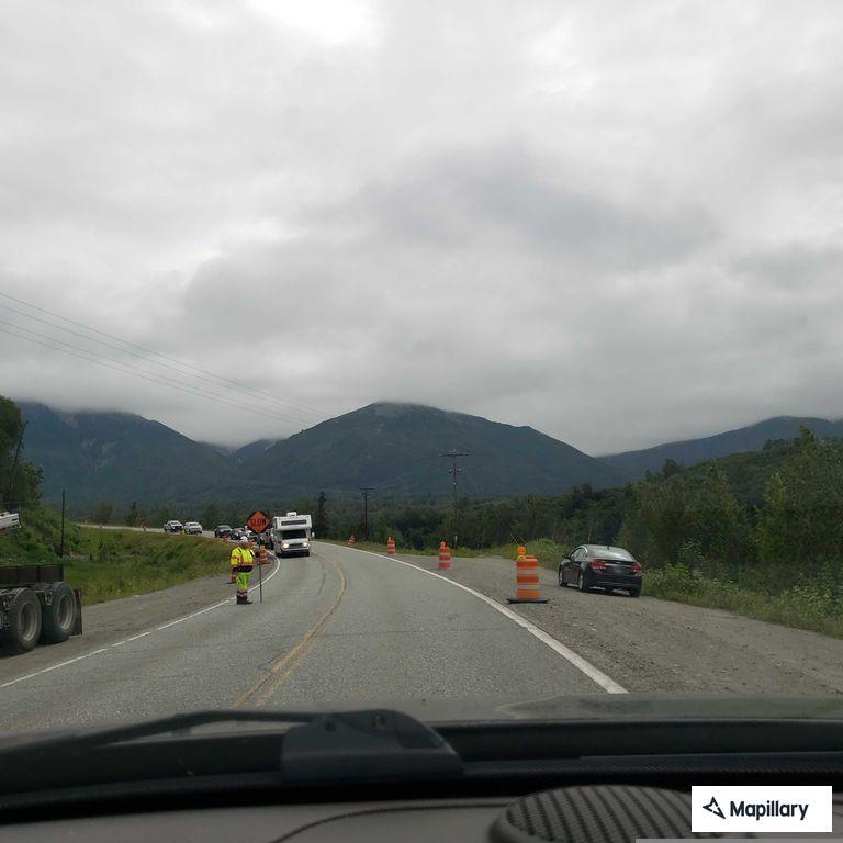 Single-car crash near mile (number withheld) on Glenn Highway