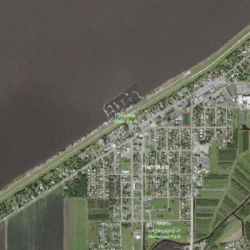 Traffic stop on white pickup truck in Pahokee