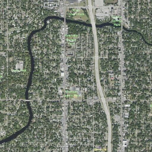 Person with abdominal pain near North Grand Avenue