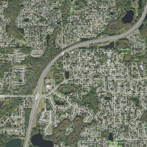 Traffic accident on Carrollwood Meadows Drive