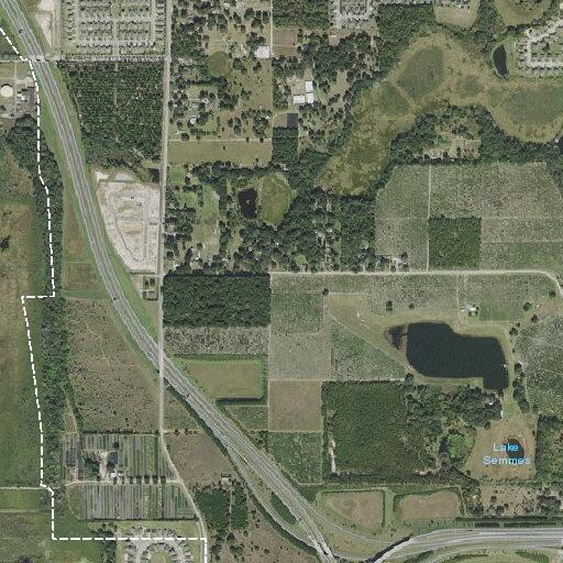 Debris pile fire near Bronson Lake in Orange County