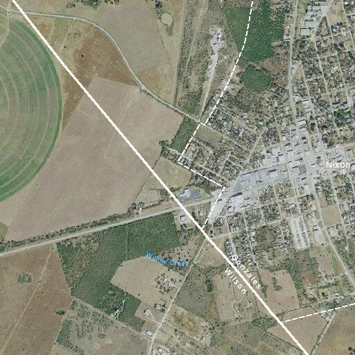 Leaning utility pole reported off Highway 97
