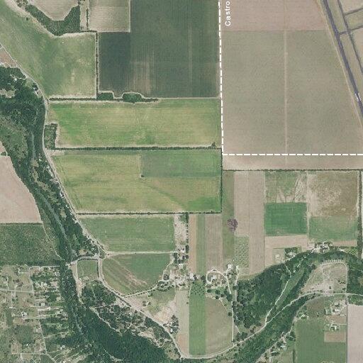 Car leaves road and damages fence in field