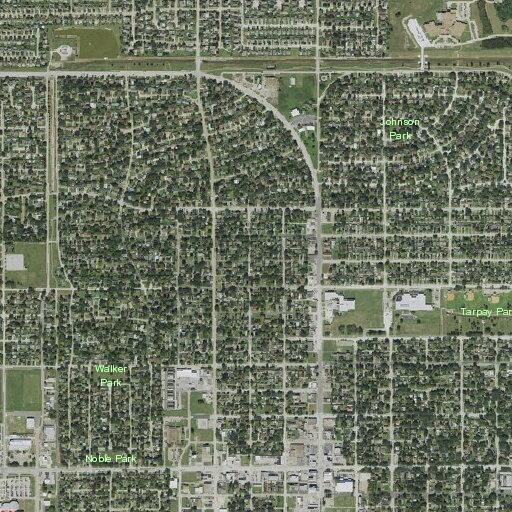 Leaning power pole reported on 5th Street North