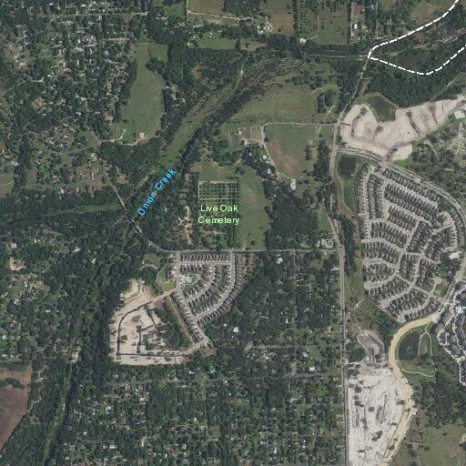 Vehicle in ditch after collision on Twin Creeks