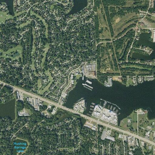 Lake rescue near Rush Creek Cove