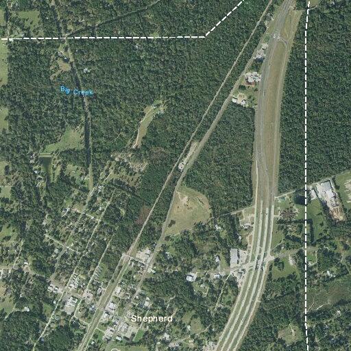 Train blocking crossing near Shepherd; Union Pacific notified