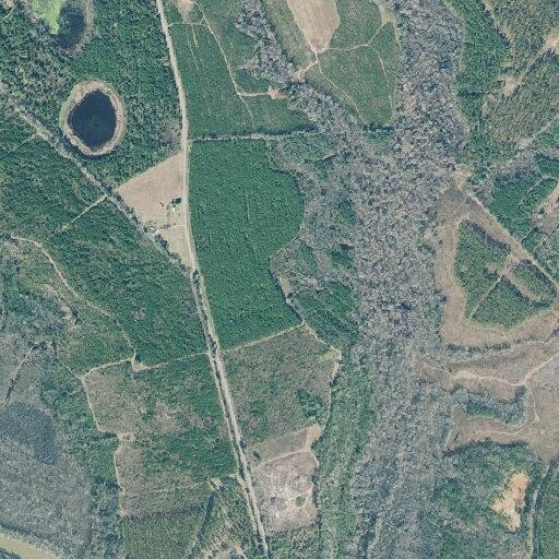Man camping on private property at Swan Lake