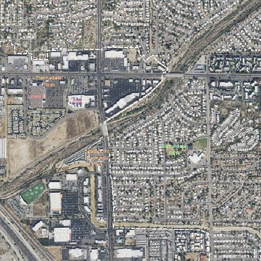 Traffic crash at North Thornydale and Horizon Hills