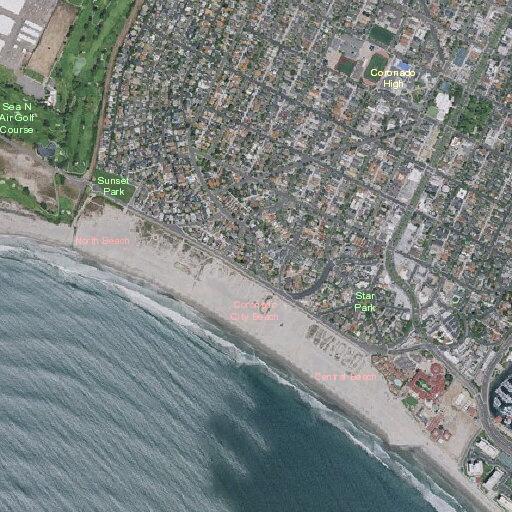 Person re-enters contaminated water at Coronado beach