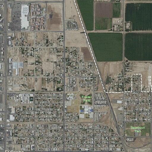 Female fall patient with hip pain near El Centro