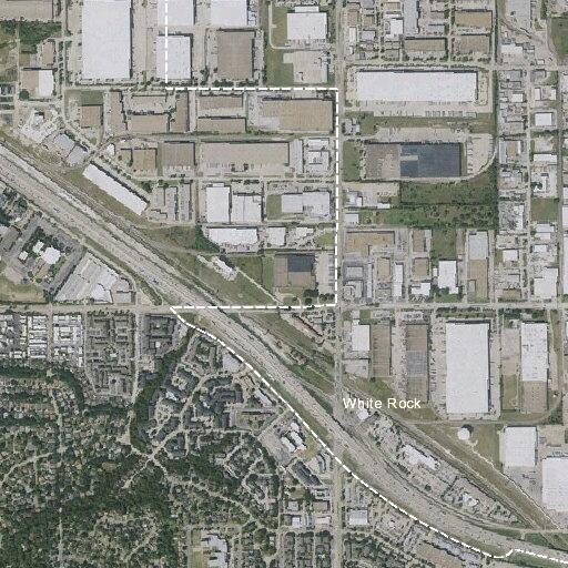 Freeway blockage at Jupiter Road and LBJ