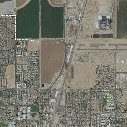 Elderly woman treated for breathing problems in Brawley