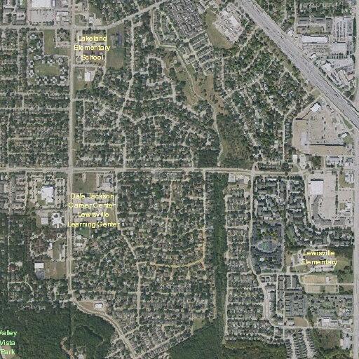 Fire alarm near Walnut Drive in Lewisville, Texas