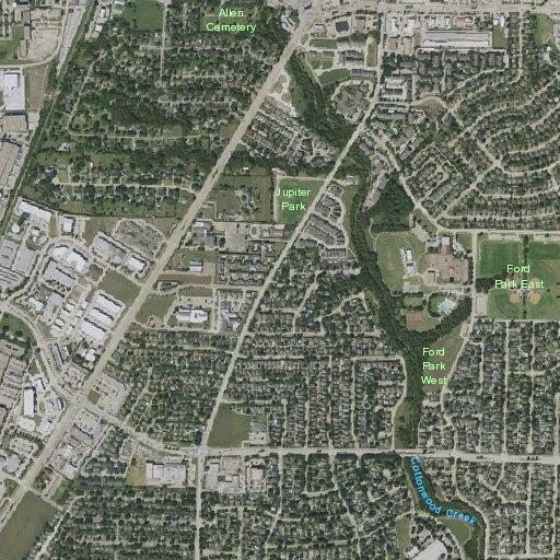 Injured person reported near intersection in Allen