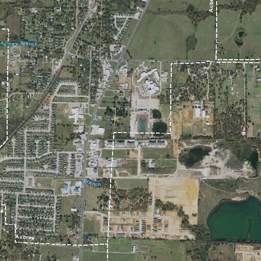 Fire alarm near Crockett Street in Aubrey