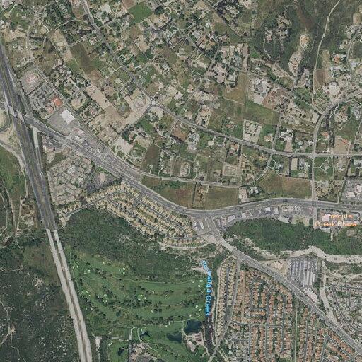 Report of guardrail damage near Temecula Creek