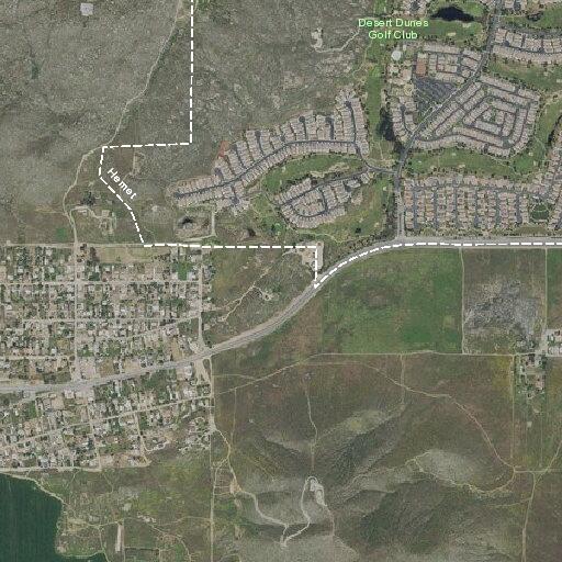 Gas leak reported outside Hemet residence