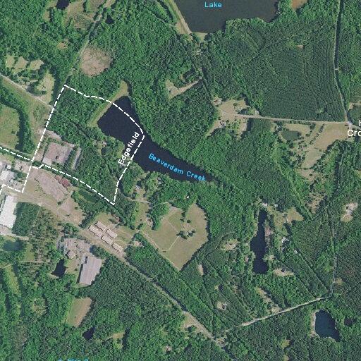 Woods/brush fire reported behind warehouses near Augusta Road