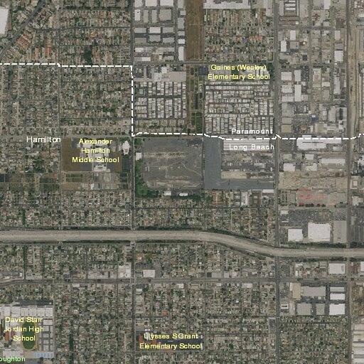 Person needing assistance to stand at Cerritos Avenue