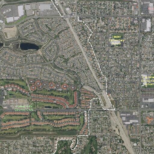 Person experiencing abdominal pain near Upland