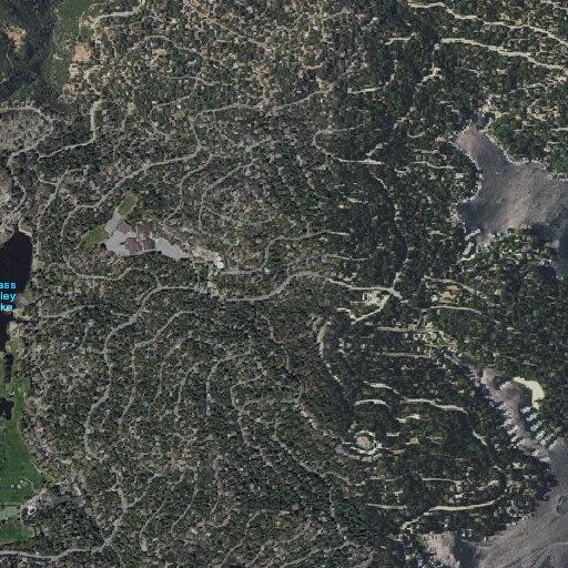 Two-vehicle crash blocking road in Lake Arrowhead