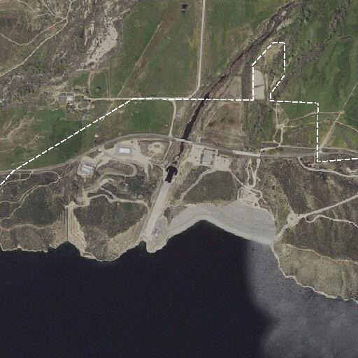 Quarter acre vegetation fire near Cedar Springs Dam